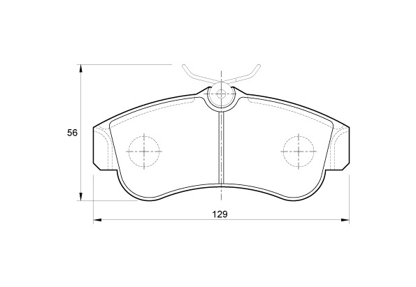 D3338.jpg Front Brake Pads - D3338 - Image 1