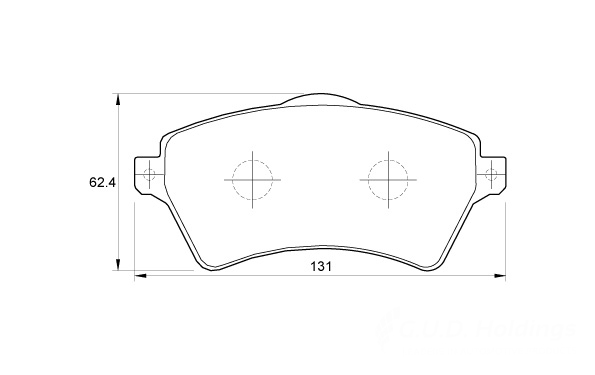 D3361.jpg Front Brake Pads - D3361 - Image 1