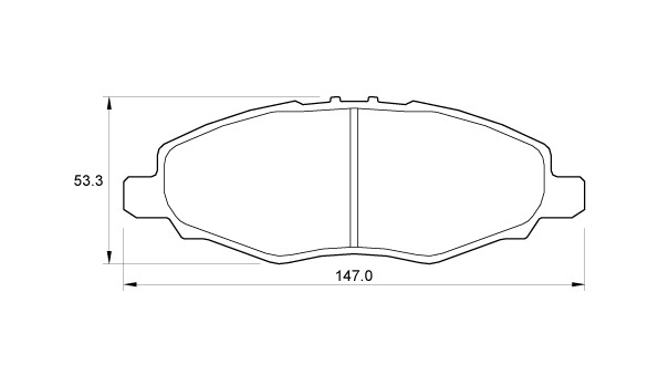 D3552.jpg Front Brake Pads - D3552 - Image 1