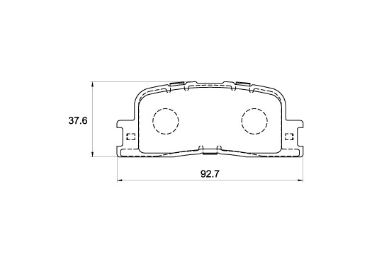 D3565.jpg Rear Brake Pads - D3565 - Image 1