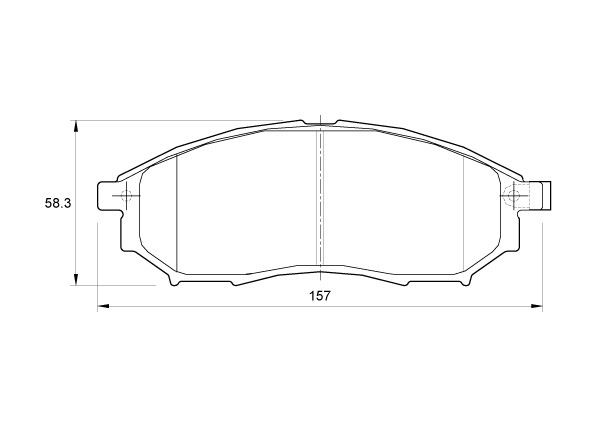 D3577.jpg Front Brake Pads - D3577 - Image 1