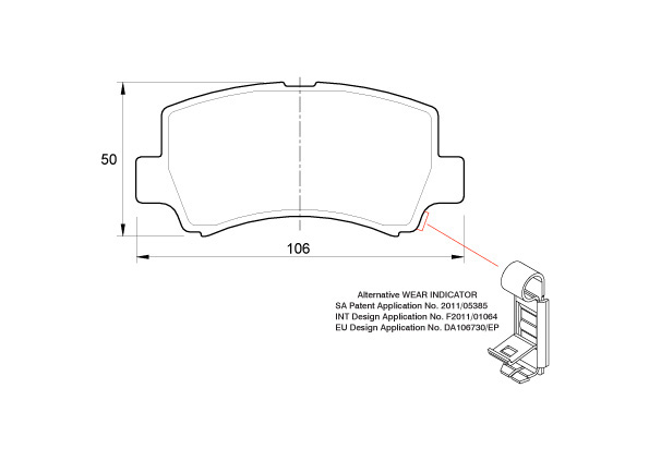 D3579.jpg Front Brake Pads - D3579 - Image 1