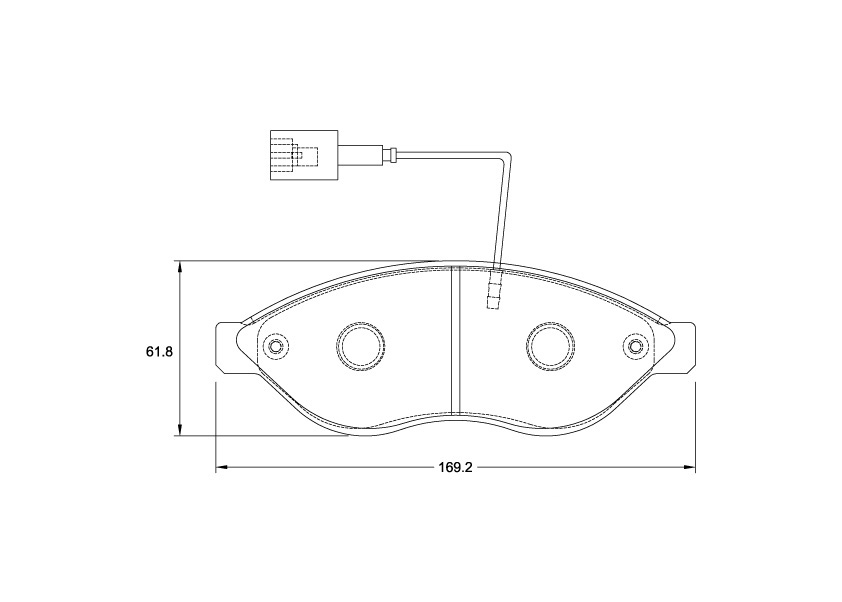 D3636.jpg Front Brake Pads - D3636 - Image 1