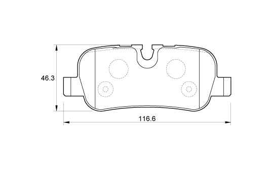 D3638.jpg Rear Brake Pads - D3638 - Image 1