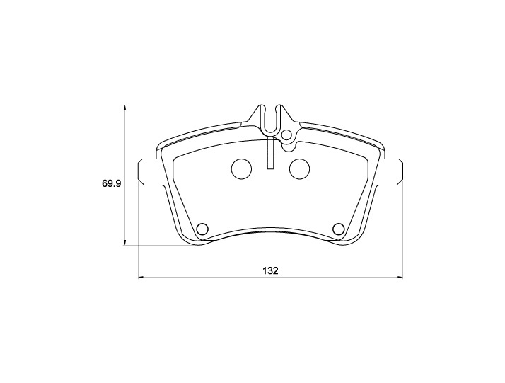 D3692.jpg Front Brake Pads - D3692 - Image 1