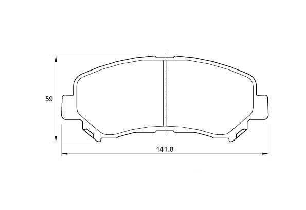 D3700.jpg Front Brake Pads - D3700 - Image 1