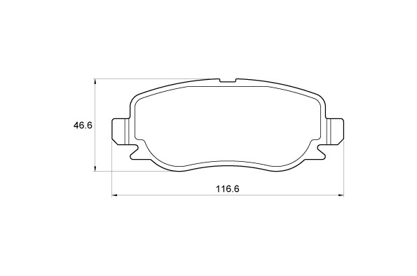 D3770.jpg Front Brake Pads - D3770 - Image 1