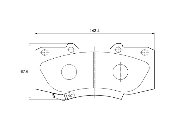 D3771.jpg Front Brake Pads - D3771 - Image 1