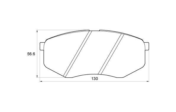 D3814.jpg Front Brake Pads - D3814 - Image 1