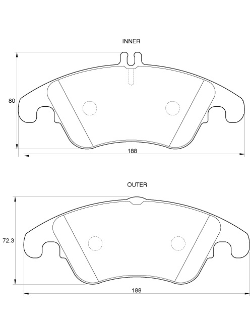 D3839.jpg Front Brake Pads - D3839 - Image 1