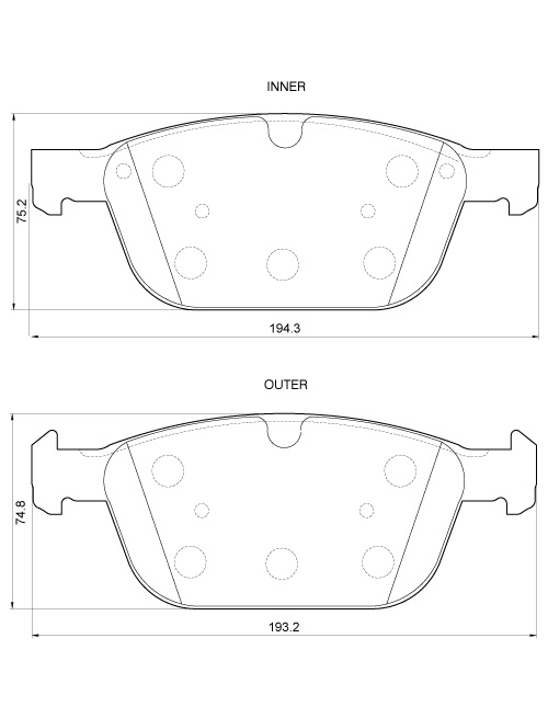 D3918.jpg Front Brake Pads - D3918 - Image 1