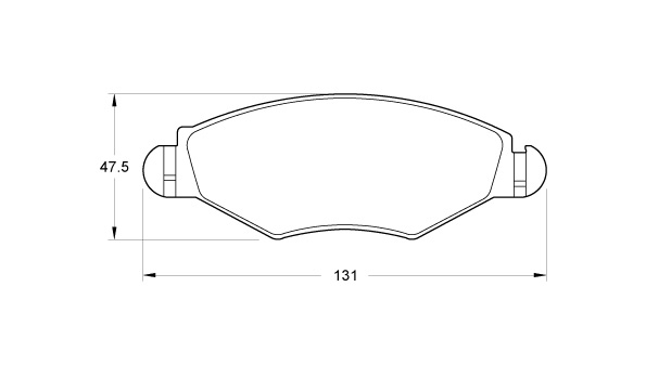 D3936.jpg Front Brake Pads - D3936 - Image 1