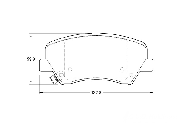 D3946.jpg Front Brake Pads - D3946 - Image 1