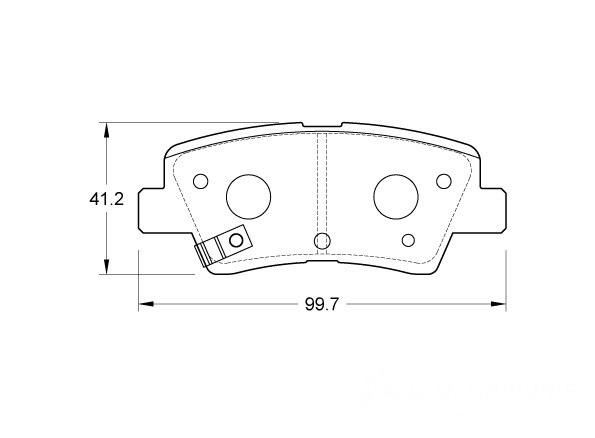 D3947.jpg Rear Brake Pads - D3947 - Image 1