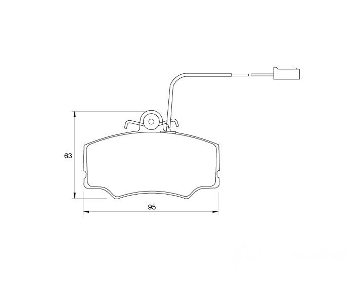 D4028.jpg Front Brake Pads - D4028 - Image 1