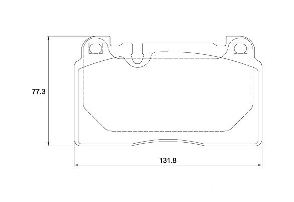 D4058.jpg Front Brake Pads - D4058 - Image 1
