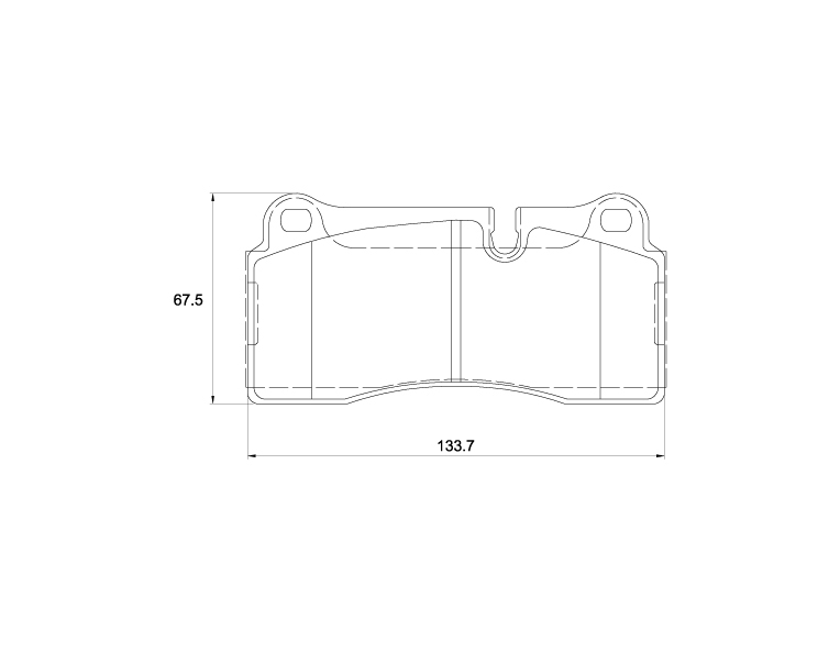 D4064.jpg Rear Brake Pads - D4064 - Image 1