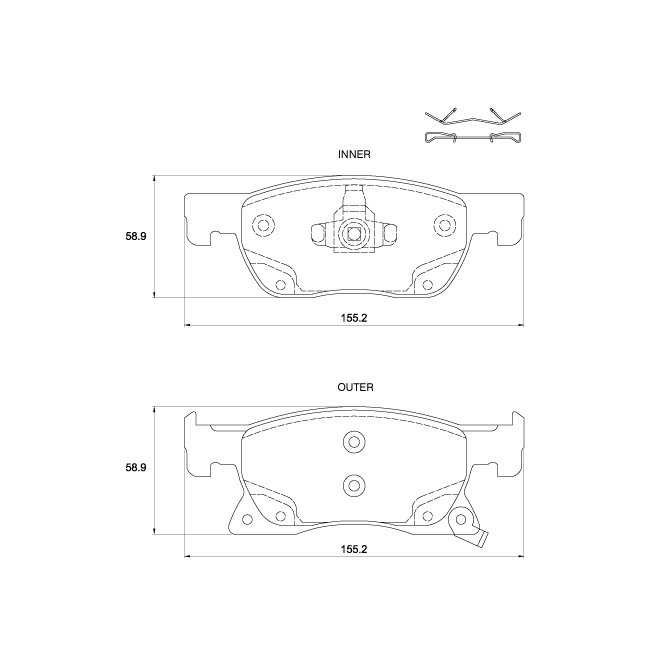 D4080.jpg Front Brake Pads - D4080 - Image 1