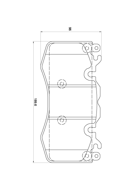 D4090.jpg Front Brake Pads - D4090 - Image 1