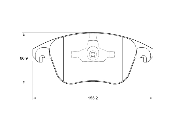 D4092.jpg Front Brake Pads - D4092 - Image 1