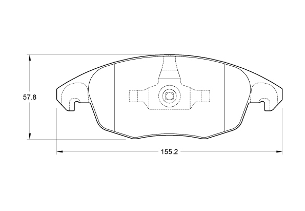 D4093.jpg Front Brake Pads - D4093 - Image 1