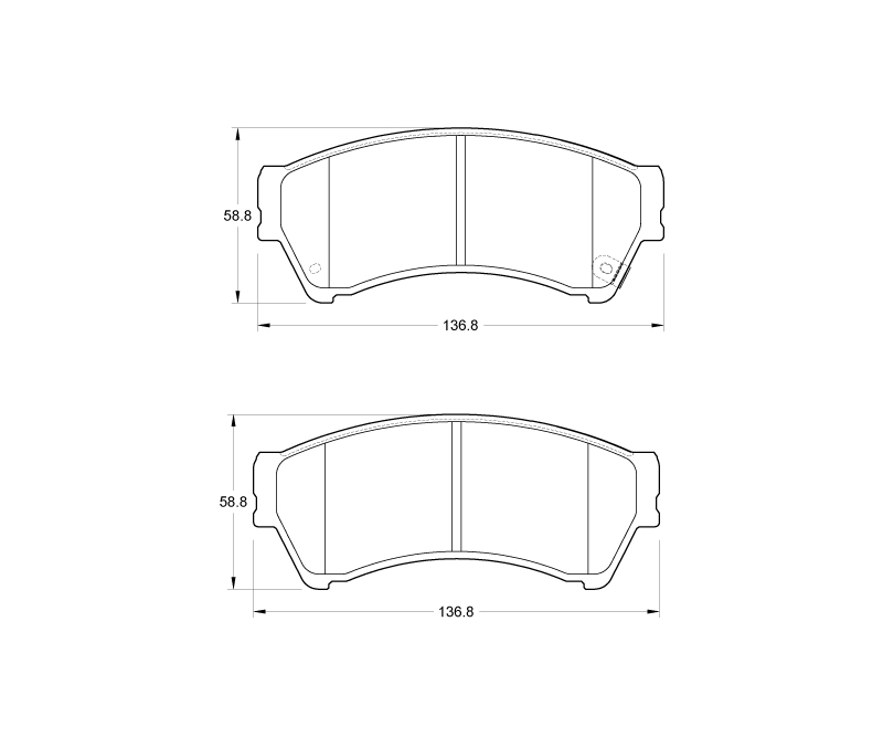 D4100.jpg Front Brake Pads - D4100 - Image 1