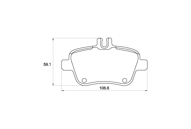 D4107.jpg Rear Brake Pads - D4107 - Image 1