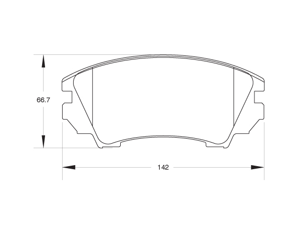 D4111.jpg Front Brake Pads - D4111 - Image 1