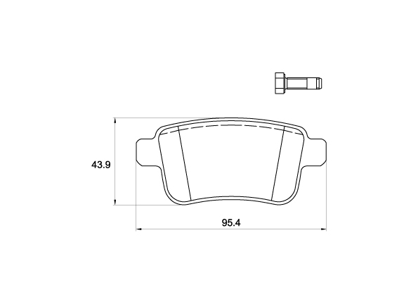 D4170.jpg Rear Brake Pads - D4170 - Image 1
