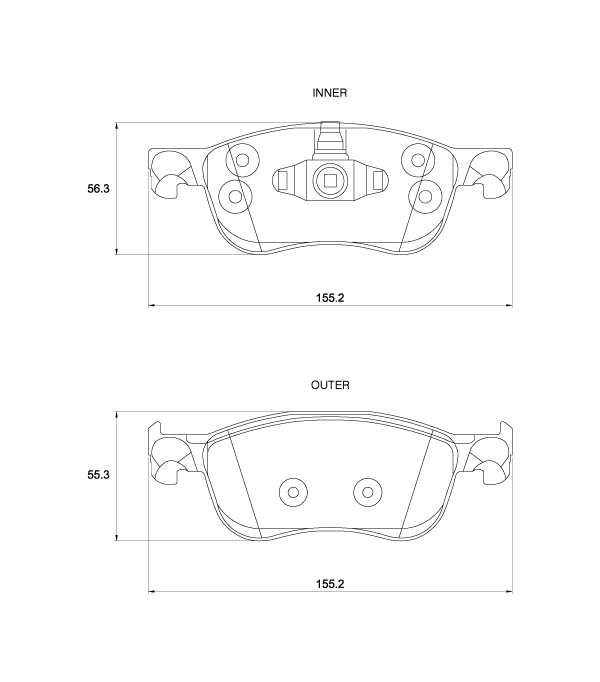 D4176.jpg Front Brake Pads - D4176 - Image 1