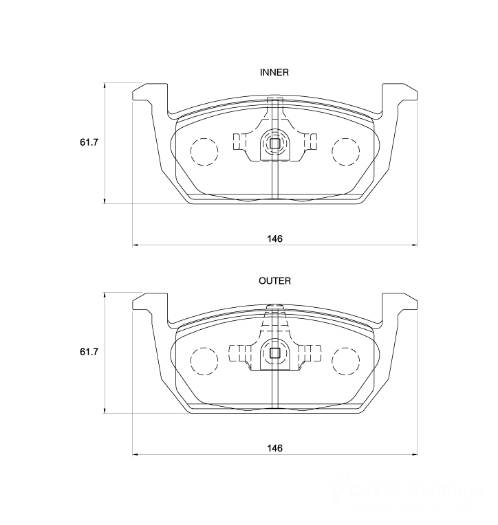 D4230.jpg Front Brake Pads - D4230 - Image 1