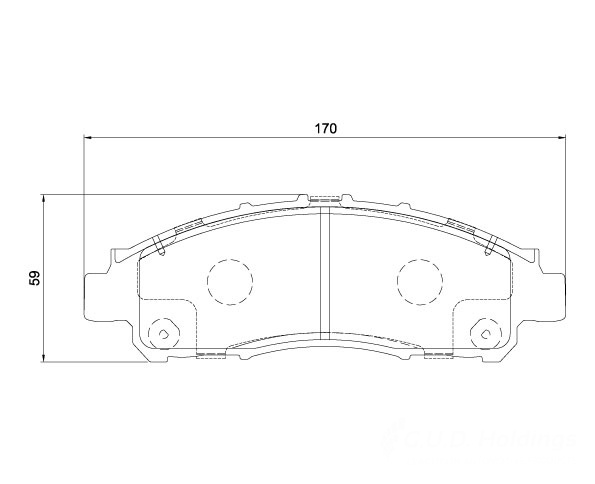 D4239.jpg Front Brake Pads - D4239 - Image 1