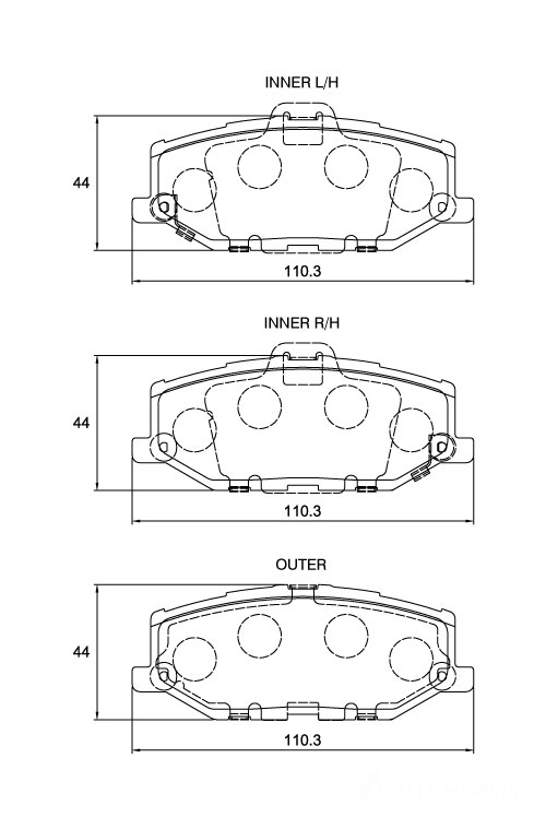 D4256.jpg Front Brake Pads - D4256 - Image 1
