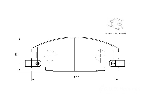D990.jpg Front Brake Pads - D990 - Image 1